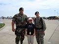 Ashley & some military folks